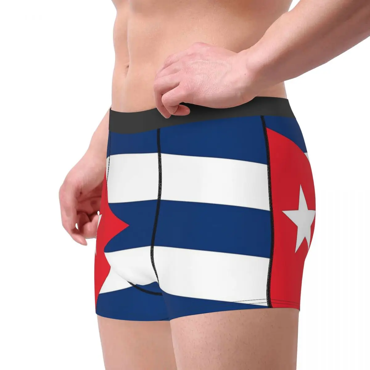 National Flag Cuba Underpants Breathbale Panties Male Underwear Print Shorts Boxer Briefs