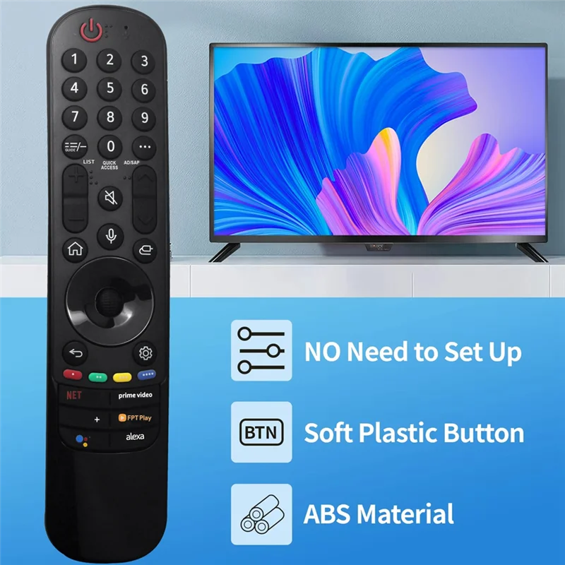 

DIGIT-MR22GA AKB76039905 Magic Voice Remote Control For TV 2021-2022 Models UQ75 UQ80 UQ90 QNED99 QNED90 Series