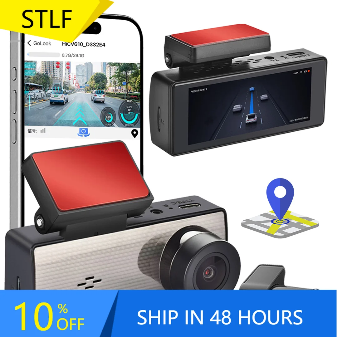 2025 جديد ADAS مسجل قيادة APP التحكم ACC مجموعة الأسلاك الصلبة سيارة الصندوق الأسود للرؤية الليلية سيارة الأمامية والخلفية AI داش كام. #1