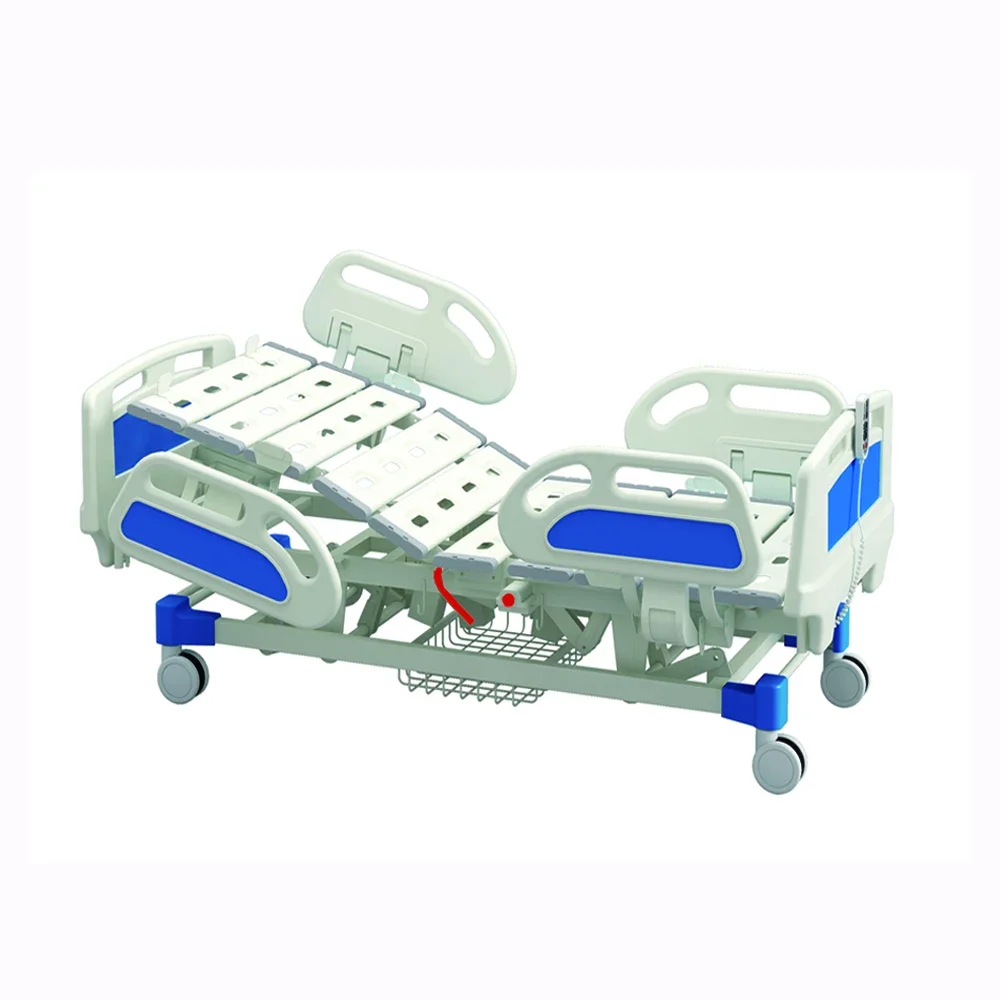 

China 5 Functions Electric ICU Patient Nursing Bed Medical Hospital Bed