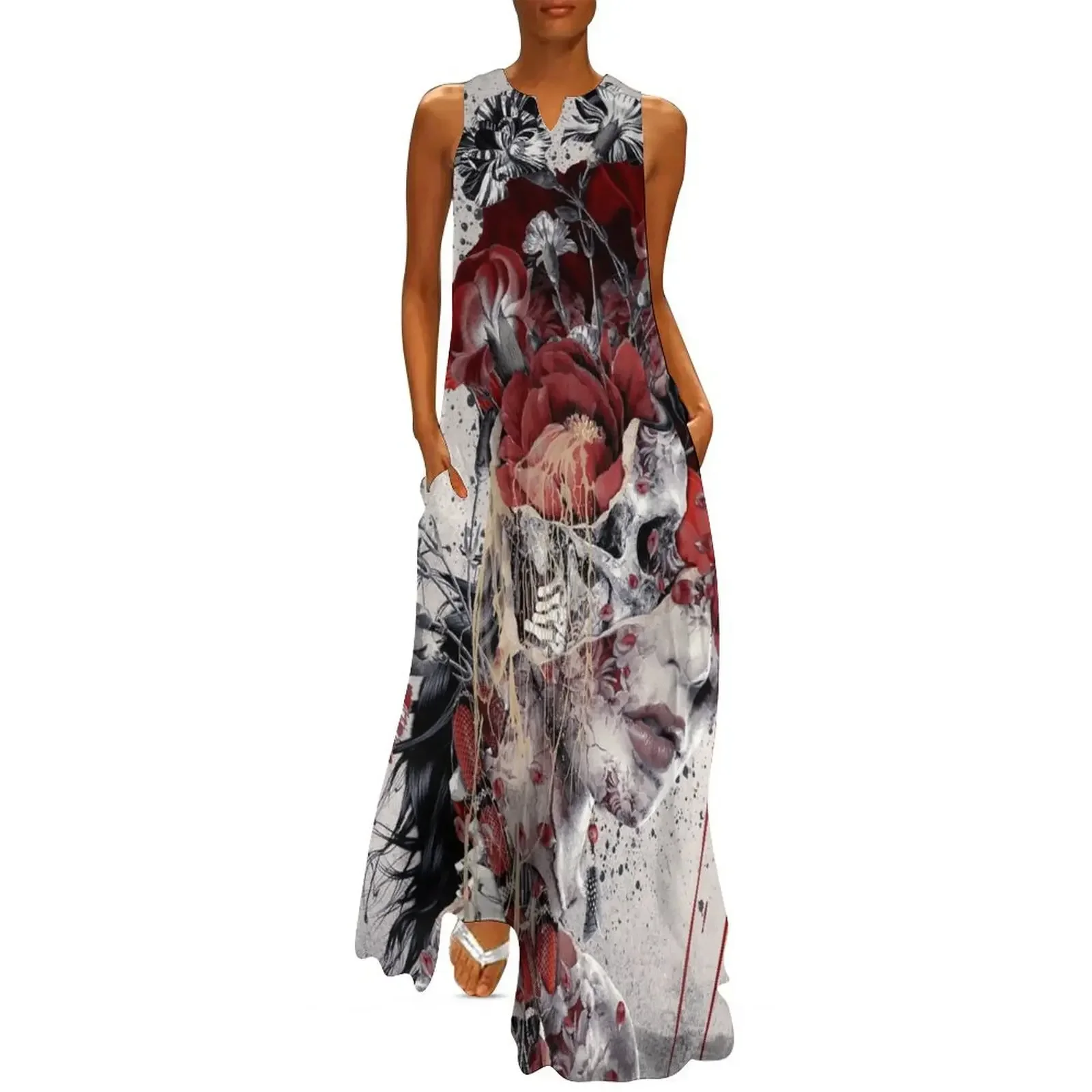 

Queen of Flowers II Long Dress long sleeve dress dress for women clothes for women women party dresses