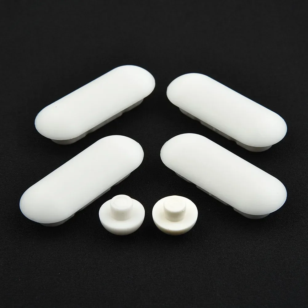 1 Set New Toilet Seat Cushion Rubber Pad Buffers Toilet Lid Cushion Brand Pack-white Stop Bumper Shock Absorber