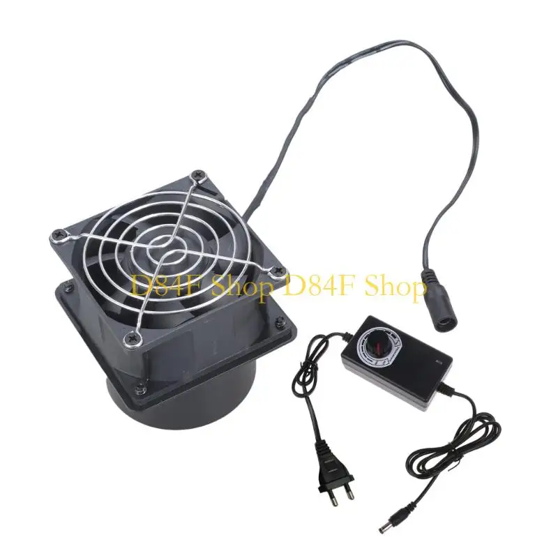 D84F Multipurpose Air Mover Effective Ventilation Exhaust Fan Inline Duct Fan 4/6inch For Greenhouses Workshops