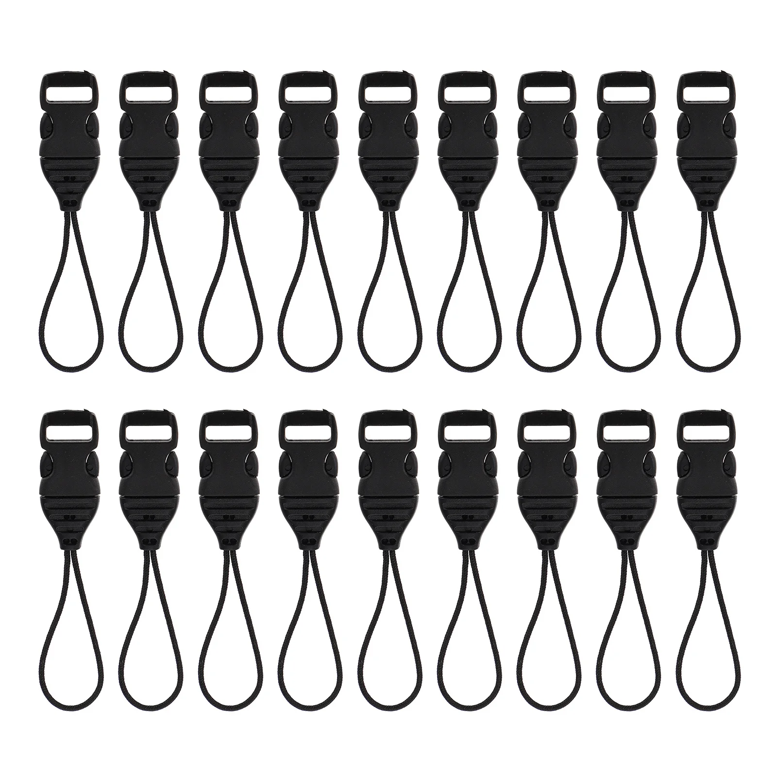 

50pcs Outdoor Portable Buckle 10Mm Plastic Quick Release Clip For Backpack Camping Bag Phone Strap Connector Side Release