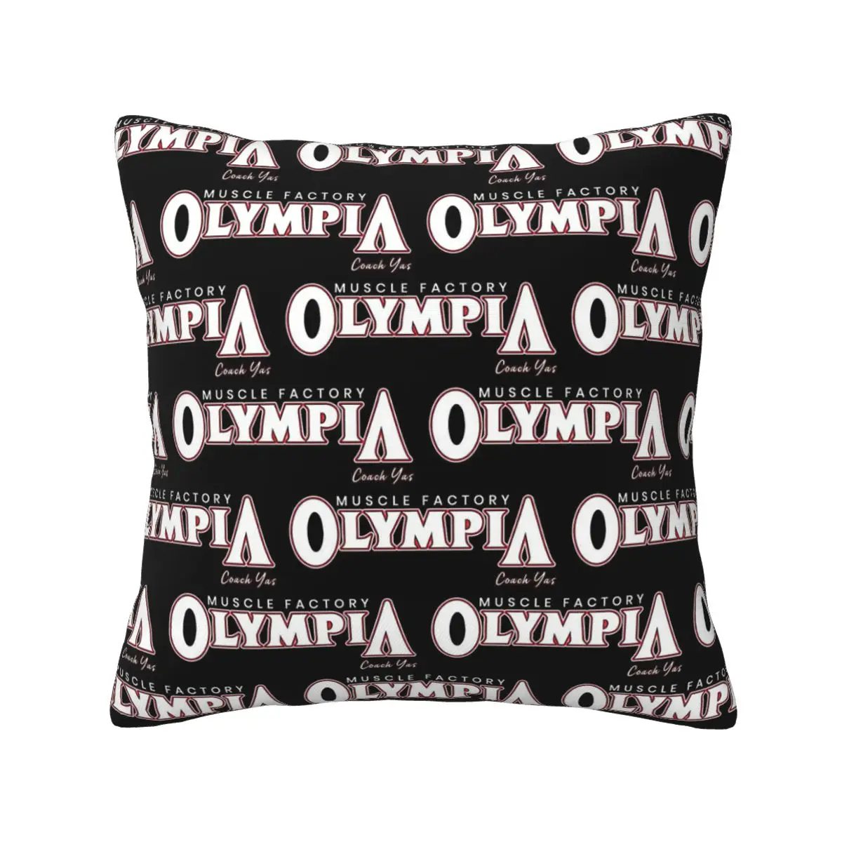 Future Mr OLYMPIA Motivations Square Pillowcase Pillow Cover Cushion Zip Decorative Comfort Throw Pillow for Home Living Room