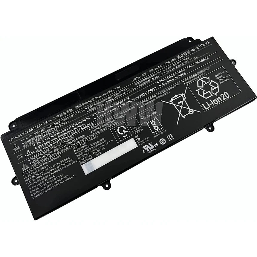 FPB0340S 14.4V 3490mAh 50Wh battery for Fujitsu LifeBook U937 U938 FPCBP536 series FPCBP536 4INP5/60/80 ﻿ image 2