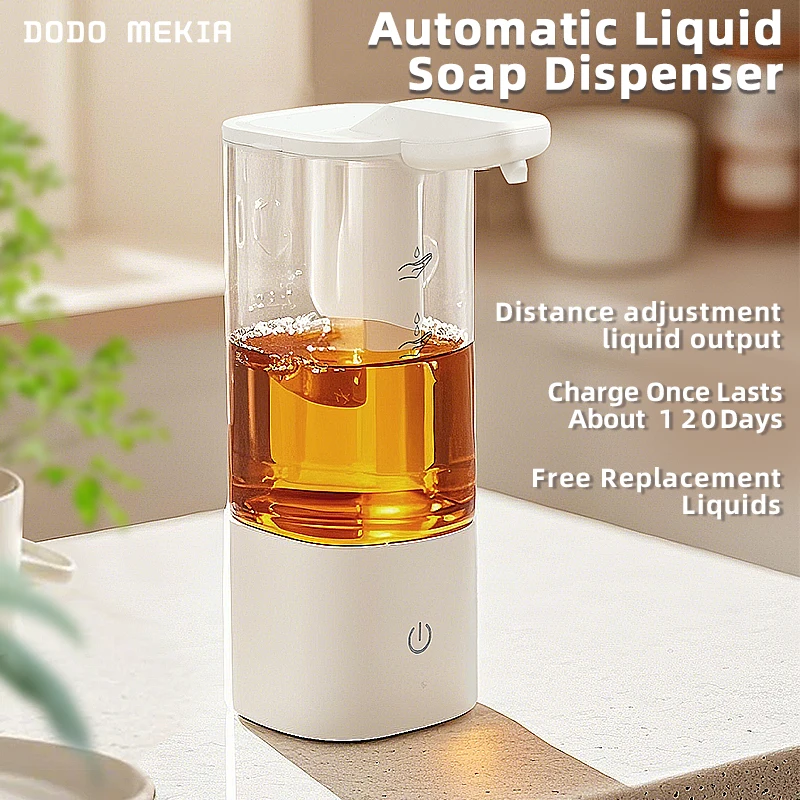 550ml Automatic Liquid Soap Dispensers Recharge Sensor Hand Sanitizer Machine for Kitchen Bathroom Shampoo Shower Gel Detergent