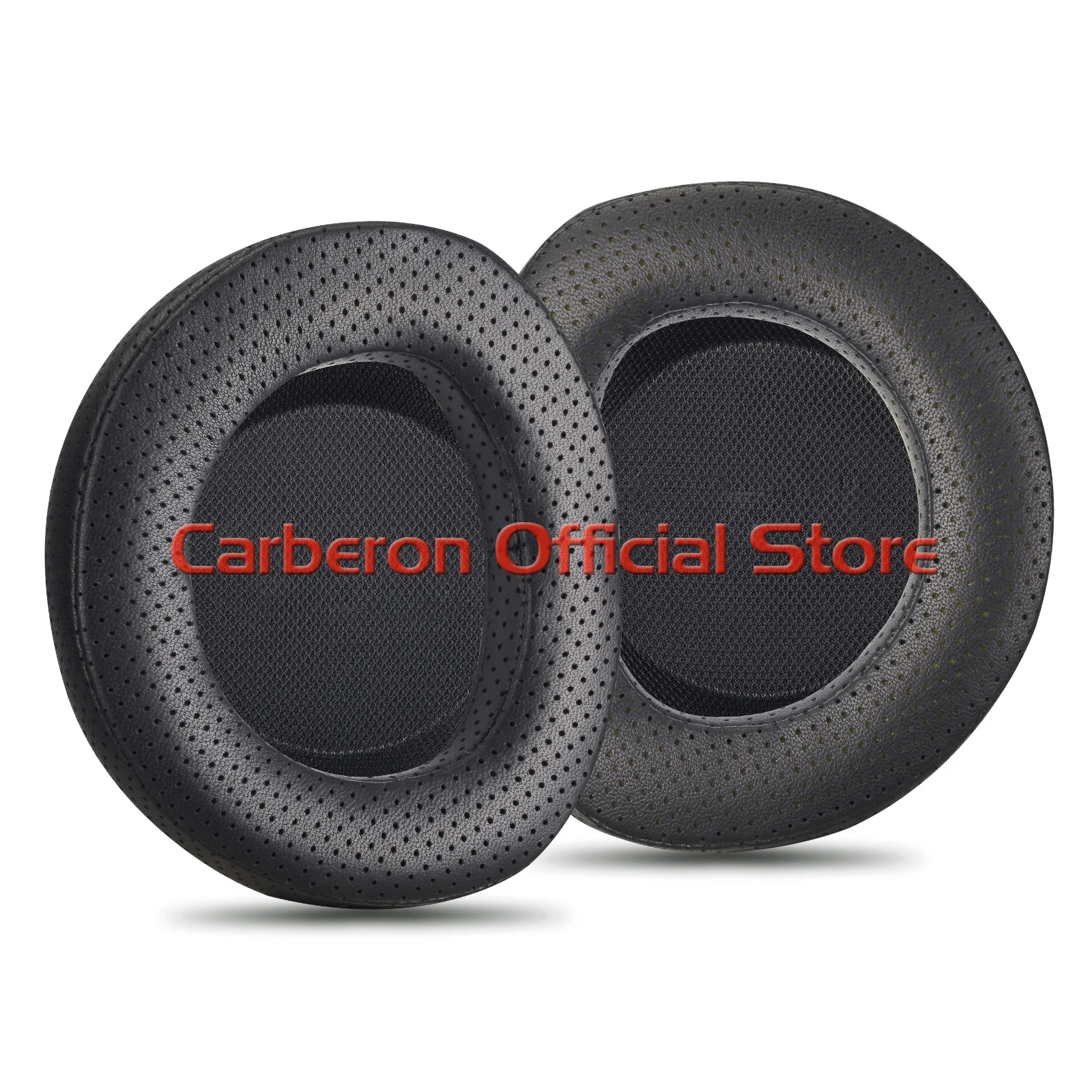 Carberon Perforated Sheepskin Ear Pads Fenestrated Lambskin Ear Cushions for Sennheiser HD800,HD800S and Drop HD8XX Headphones