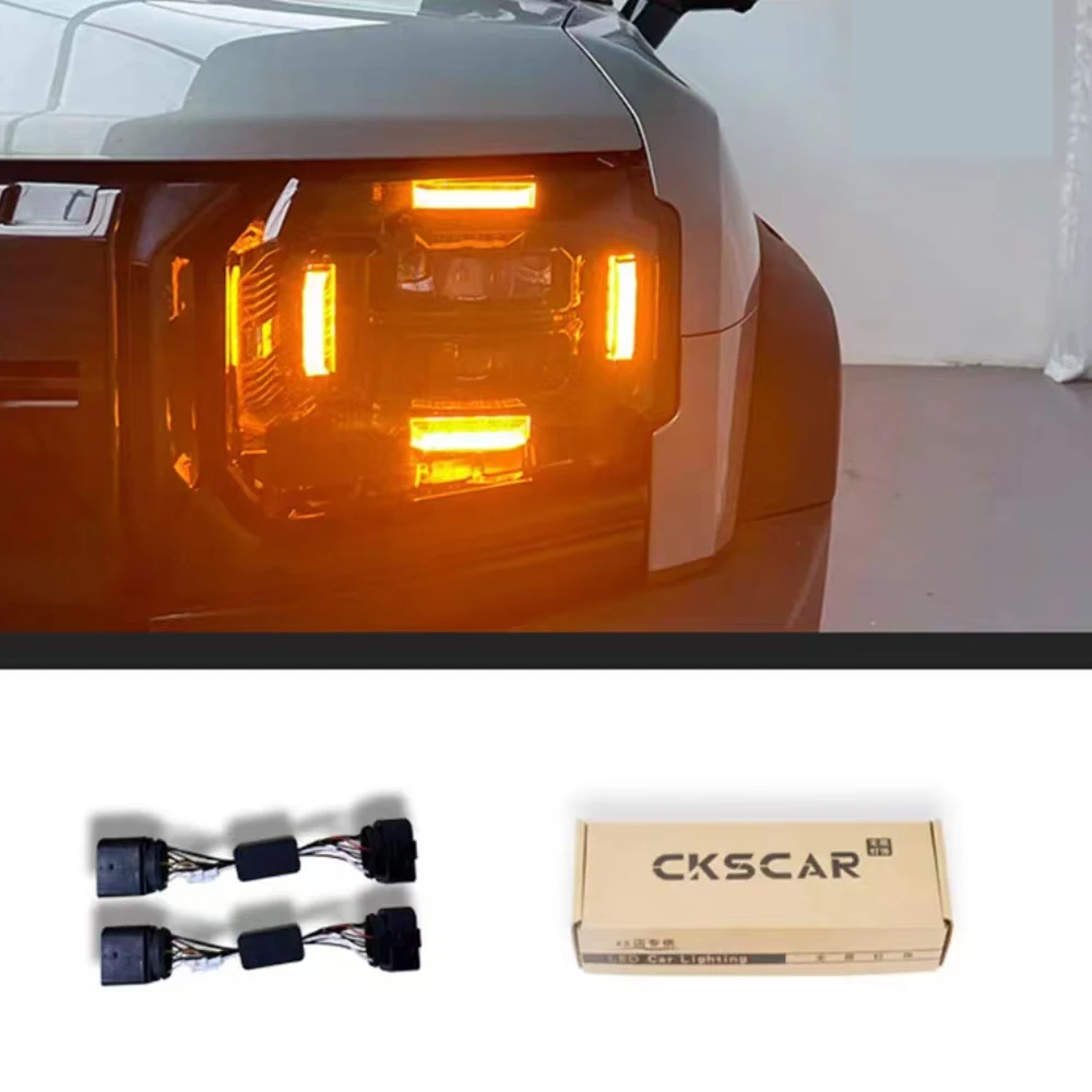 Suitable For Jetour Traveler Shanhai T2 Yellow Daytime Running Light Module Turn Signal Non-Destructive Modification Accessories