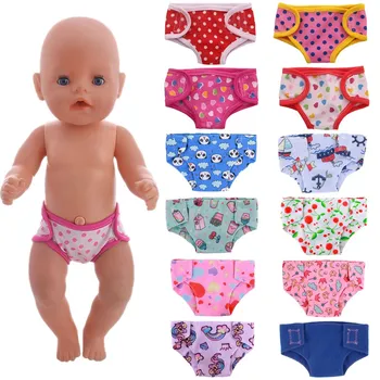 Biancheria intima per bambole la nostra generazione per bambola americana da 18 pollici e vestiti per bambole nati 43 cm, vestiti per bambini pannolini per bambole di natale