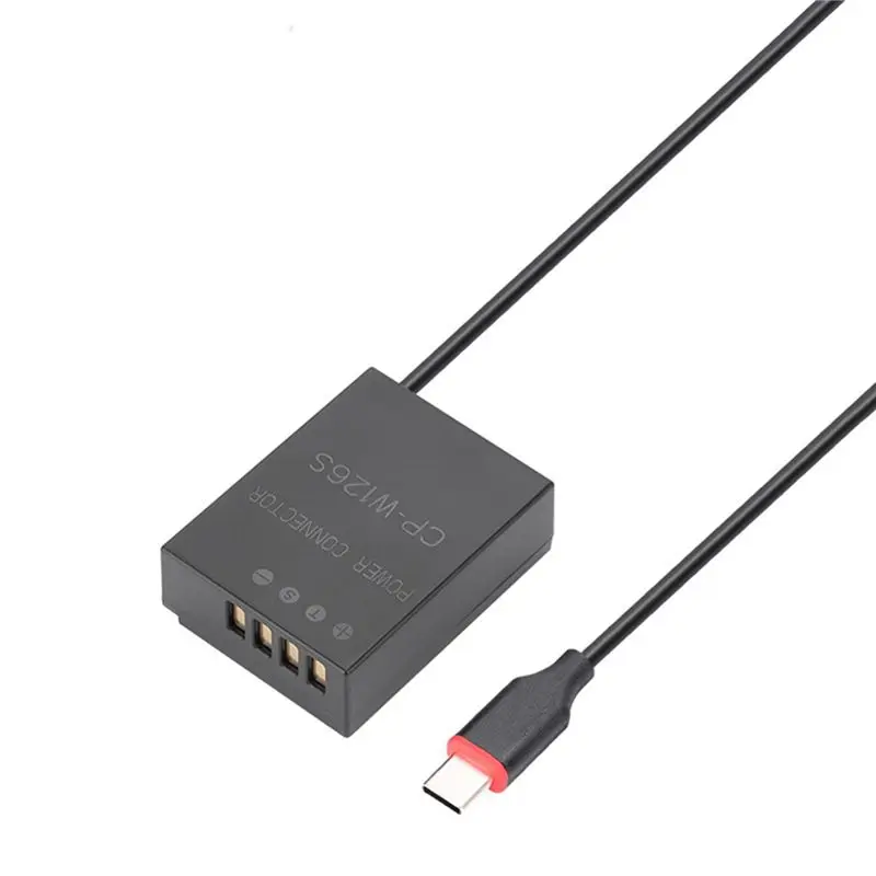 Exquisite-2X Type USB C NP-W126S Dummy Battery DC Power AC Adapter For Fujifilm X-T1 X-S10 X-T30 II X-T20 X-T200 Camera