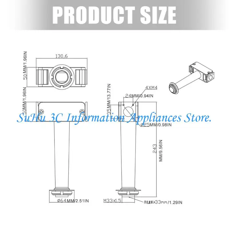 

Strong Aluminum Access Gate Frame Face Recognition System Holder for Schools