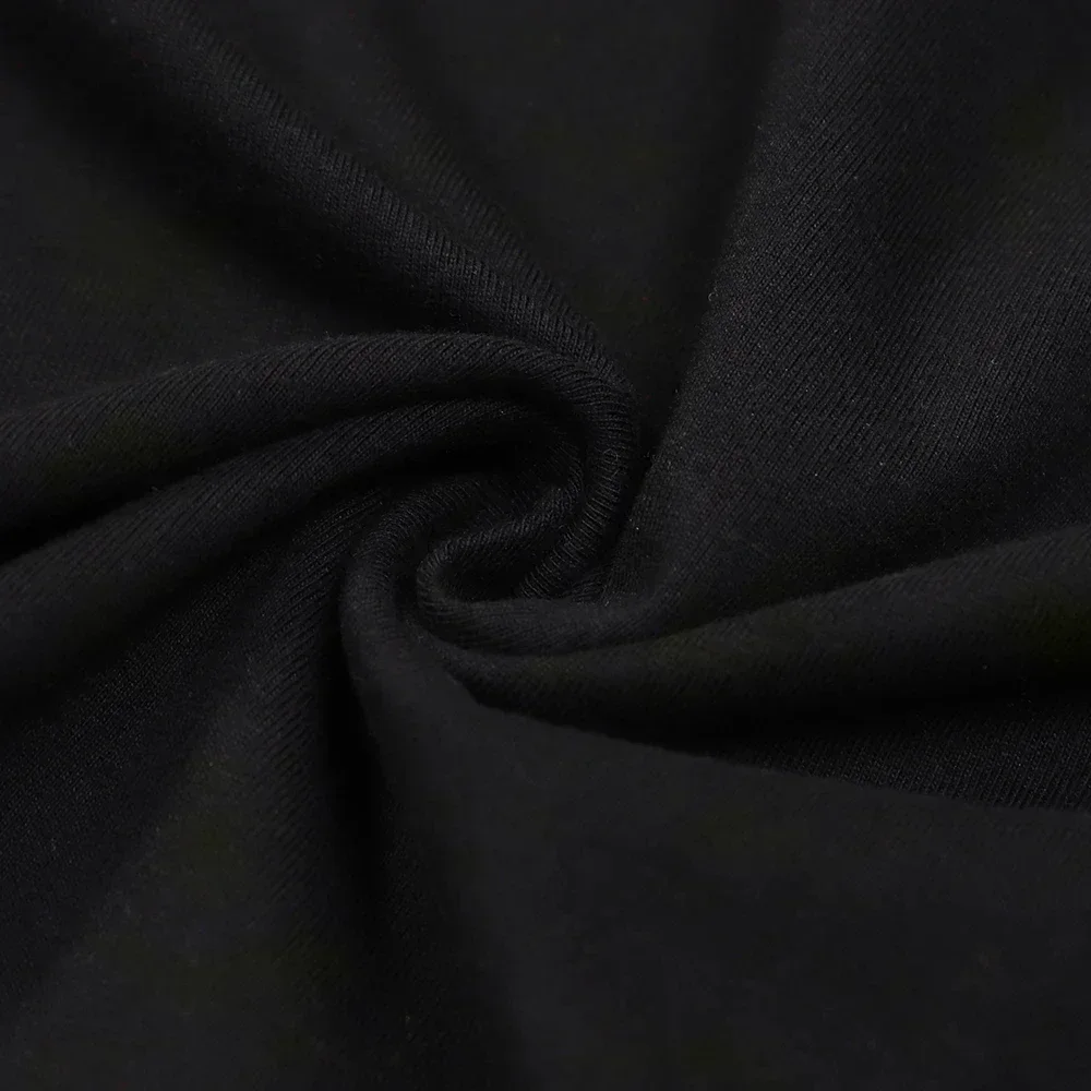 خمر عدسة الكاميرا وأزرار مصراع نمط طباعة القطن تي شيرت للجنسين قصيرة الأكمام جولة الرقبة الصيف عارضة الأزياء الأعلى