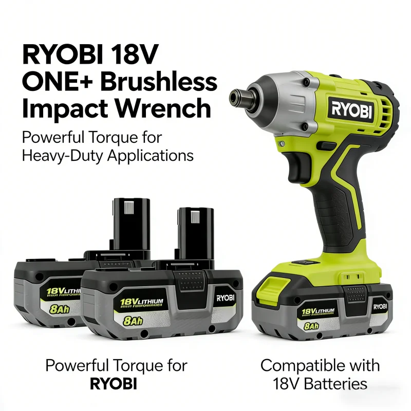 

100% RYOBI Genuine 18V One+ Li-ion Battery Pack High Capacity P108 P104 P107 RB18L50 RB18L20 Rechargeable Tool Battery