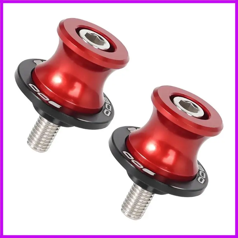 R9CC 2Pcs Black Anodized Lift Pins Motorcycle Maintenance Lift Screws for Car Sport Bikes Easy Installation & Enhanced Safe