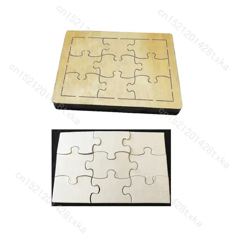 Wooden Puzzle Die for Scrapbooking, Cutting Dies, Multiple Sizes, C-1112, New