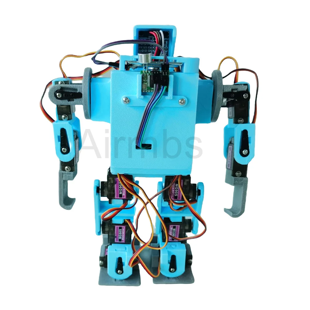 AI modelo grande reconocimiento de voz robot humanoide bipedal transmisión de vídeo programa Arduino Python