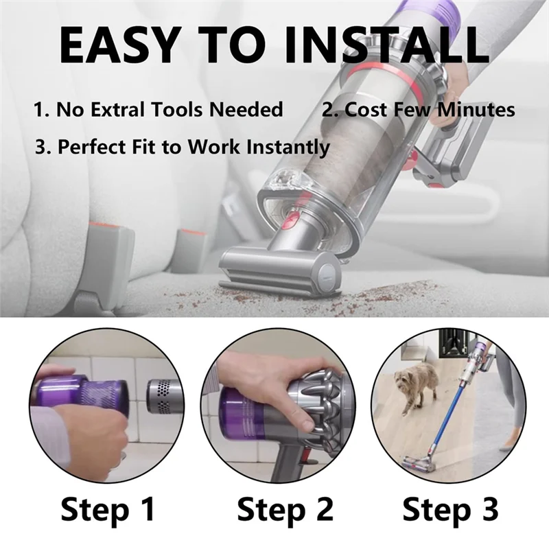Untuk Dyson V15 V11 SV14 penyaring tanpa kabel dapat dicuci penyedot debu suku cadang Filter Hepa suku cadang pengganti A_ABGP