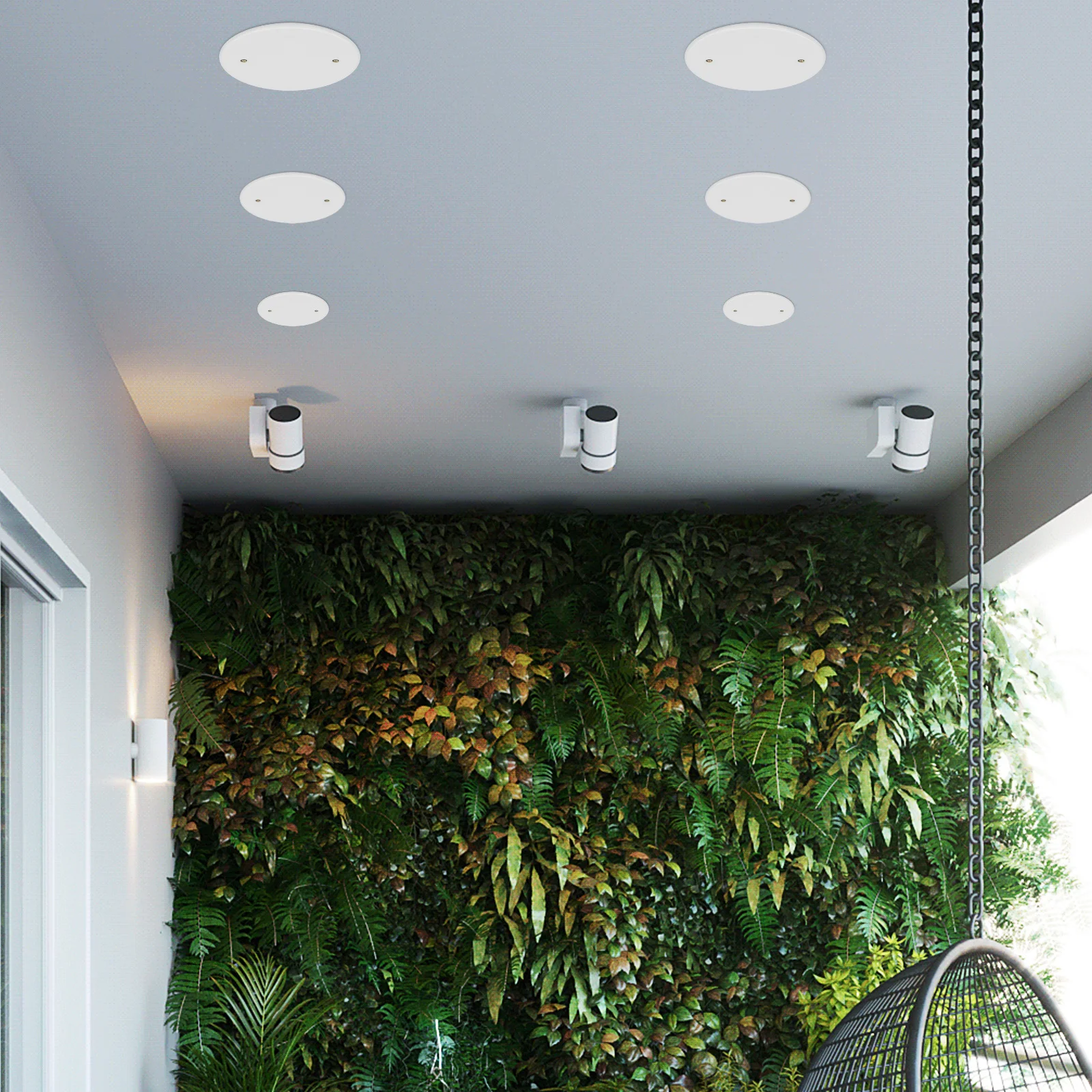 

4Pcs Round Cover Plates Ceiling Blank Up Covers Flat Electrical Box Caps Easy Install Aesthetic Enhancing Ceiling Blank Plate