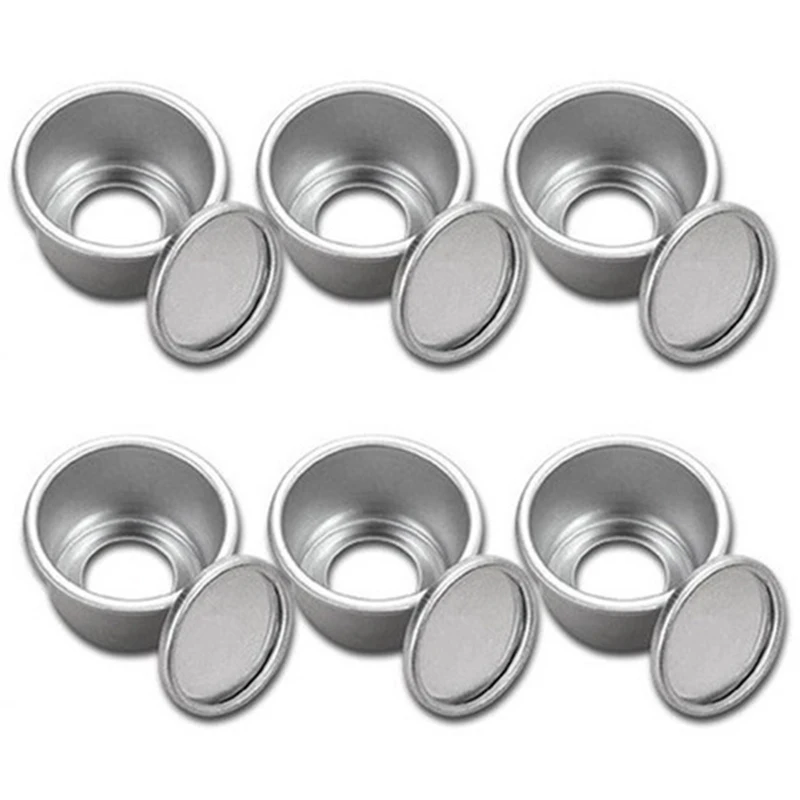 6.5Cm Round Aluminum Mini Cake Pan DIY Live Bottom Cake Oven Mold