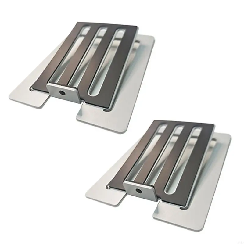 H052 Tilts ajustável Metal Stands para alto-falantes computador 2-3 polegadas Construção pesada com absorção vibração