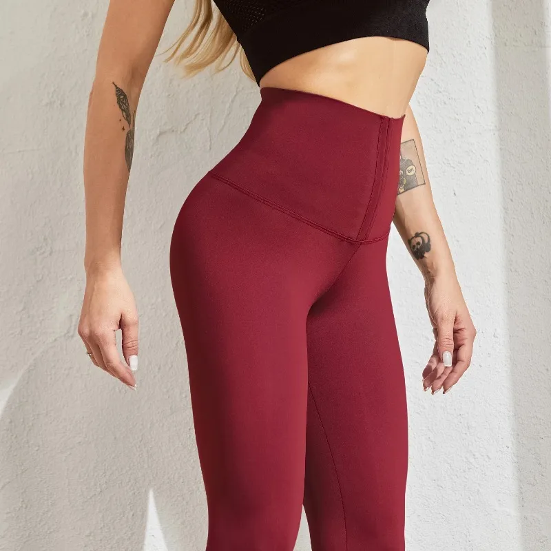 Frauen hohe Taille Sport Leggings Fitness studio sexy Hüftlift Fitness Leggings Frauen solide schlanke Workout Legging Sportswear Laufhose