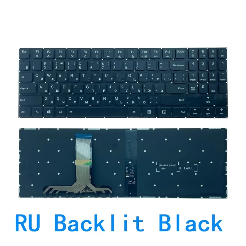 Replacement Backlit Laptop Keyboard US RU SP For Lenovo Legion Y520 Y520‑15IKB Y720 R720‑15IKB