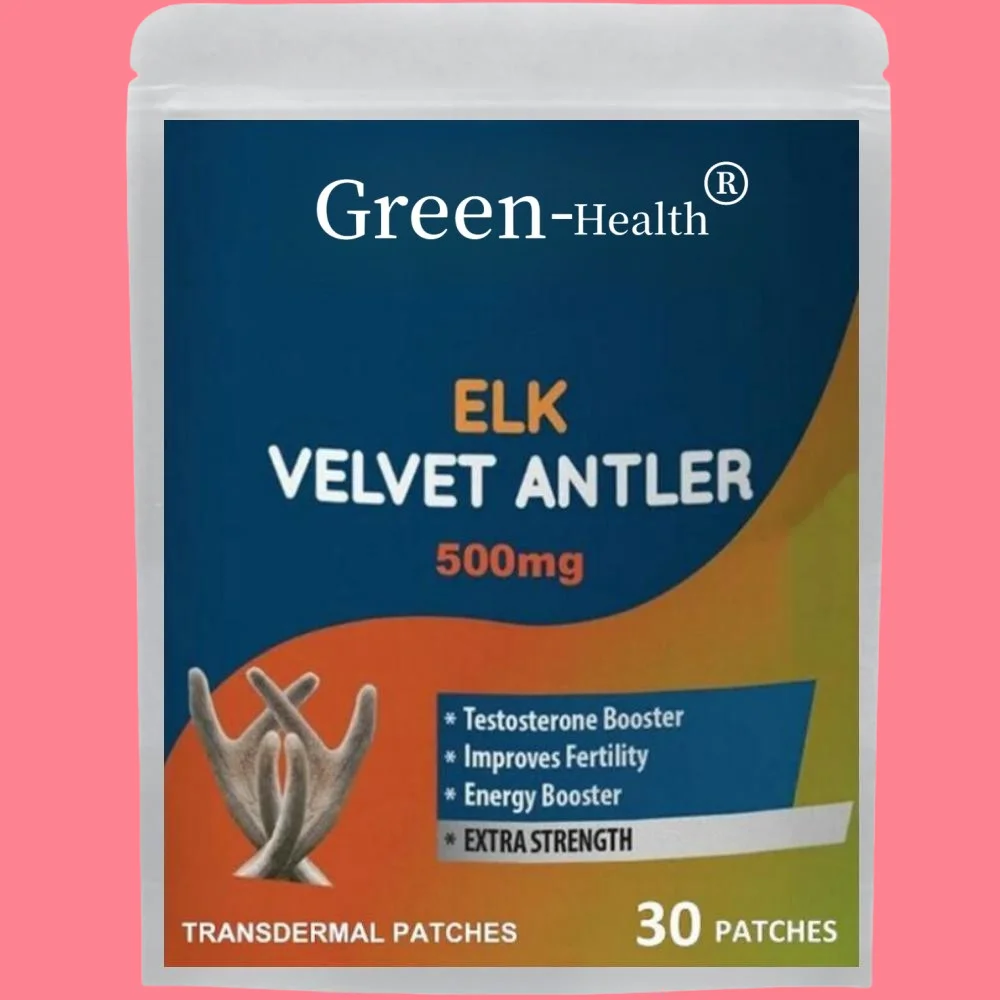 

Deer Antler Velvet Transdermal Patches -30 Patches One Month Supply