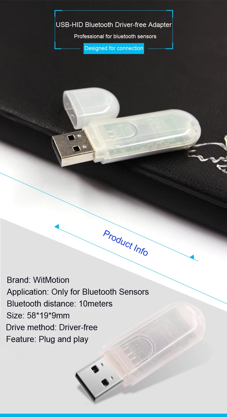 WitMotion USB-HID Bluetooth Донгл серии, Bluetooth-адаптер для сенсорной серии witmotion Bluetooth