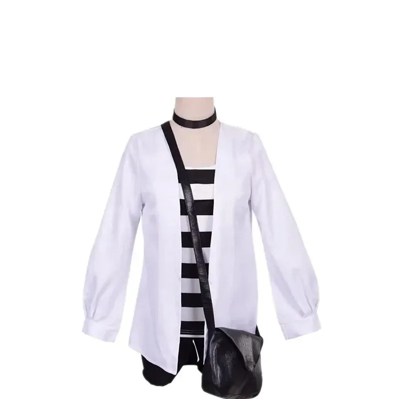 Ss13Game Angels of Death Rachel Gardner Cosplay Kostuum Halloween Vrouwen Cool Rollenspel Ray Jas Shirt Shorts Choker Tas Volledige Sui
