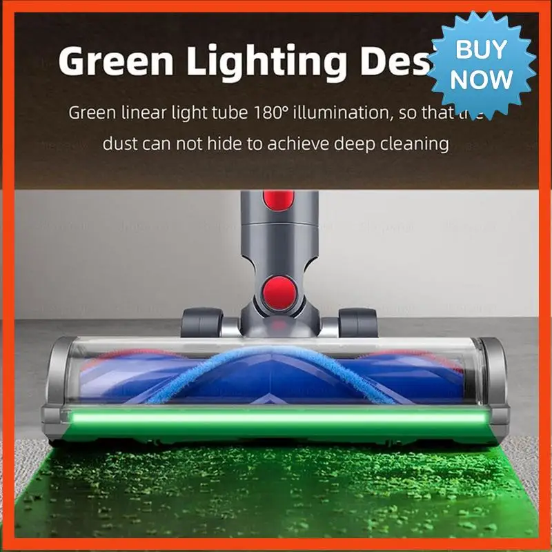 Быстросъемная чистящая головка BISM для пылесосов Dyson V7 V8 V10 V11 V15 со светодиодными фарами для ковров из твердой древесины