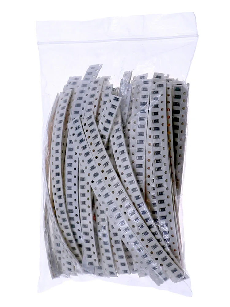 2000pcs 80values 5% 1206 SMD Resistor Assorted Kit set 10 ohm - 910k ohm Chip Fixed Resistor Sample Kit Sample Bag