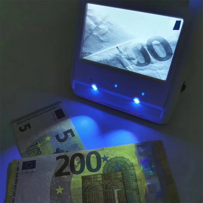 

RUB USD EUR Детектор денежных валют Мини-портативный дискриминатор ИК УФ 3D ST-380 Обнаружение банкнот на паспорт