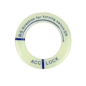 ليلة مضيئة سيارة الاشتعال مفتاح سلسلة ملصقات، السيارات دراجة نارية 3D الشارات، الفلورسنت دائرة الديكور أعلى 8 مبيعات الهواتف المحمولة الأصلية - No5