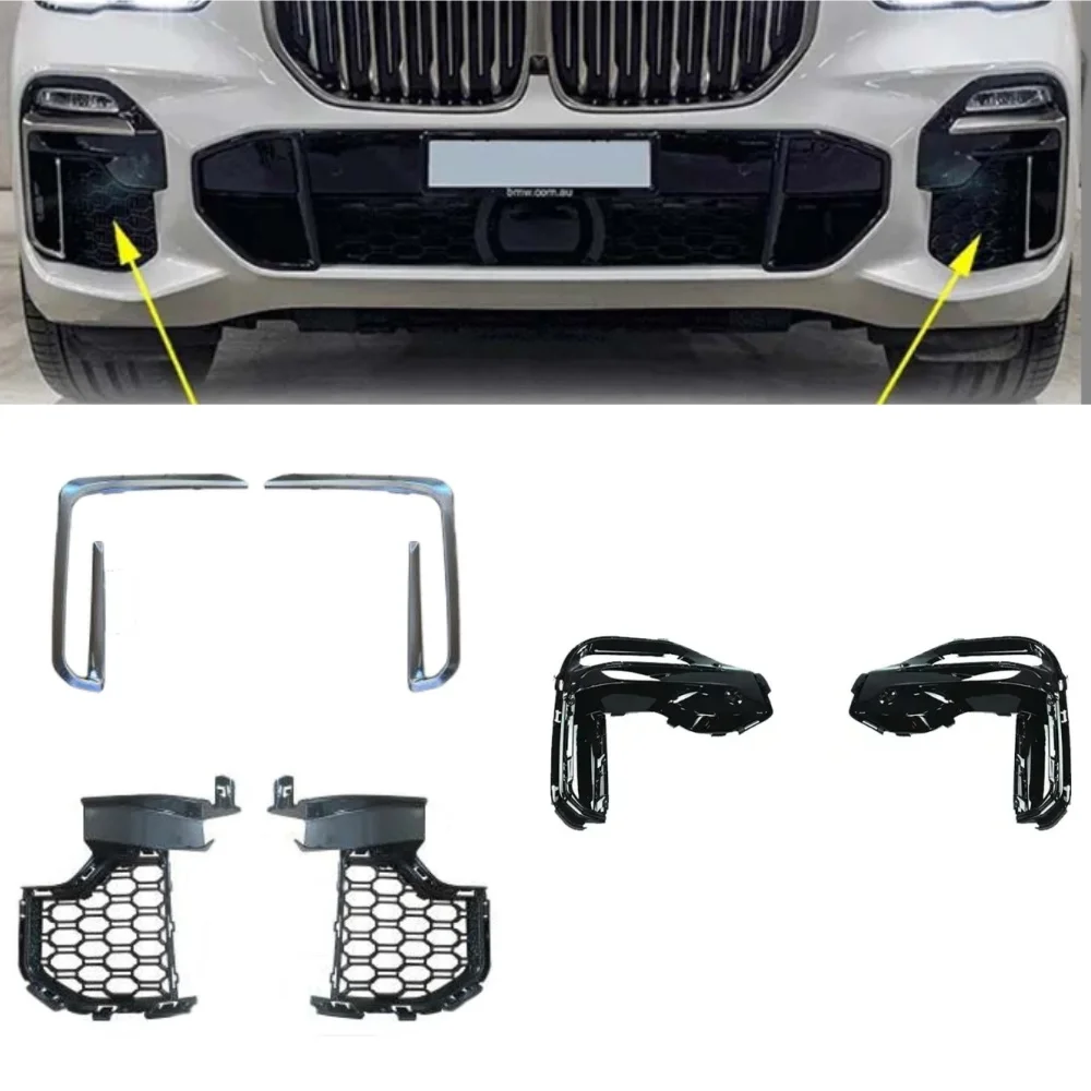

Front bumper fog lamp cover51118092669 51118092670 51118070173 51118070174 51118746239 51118746240 For BMW X5 G05 2019-2023