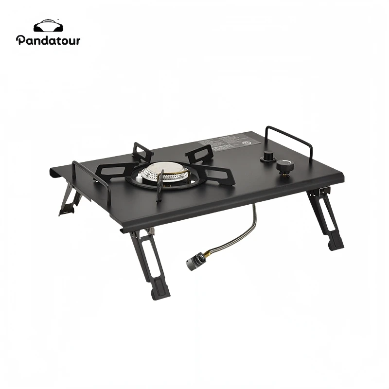 

Уличная карточная плита, встроенная настольная плита двойного назначения IGT, портативный легкий походный стол для барбекю, газовая плита 4000 Вт