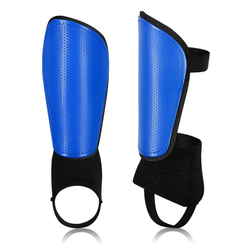 1 Pair Sports Shin Guards Elastic Strap Shock Absorption Adult Youth Soccer Shin Guard Football Training Calf Protector Shin Pad