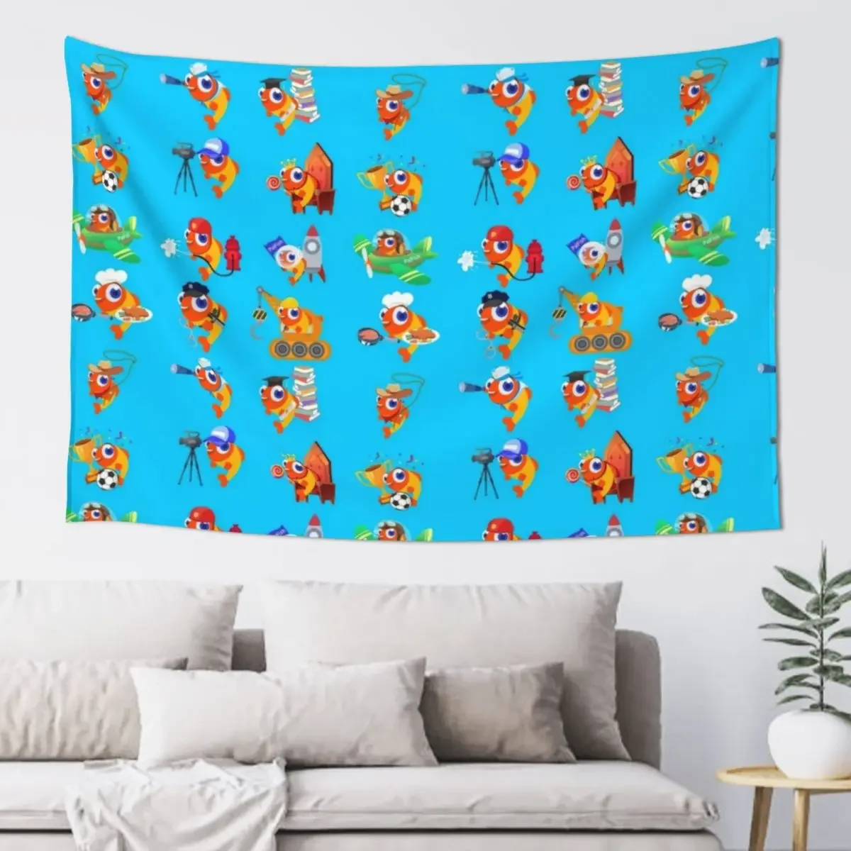 

PalFish Freddie Multi Background Tapestry Wall Decorations Things To Decorate The Room Tapestry