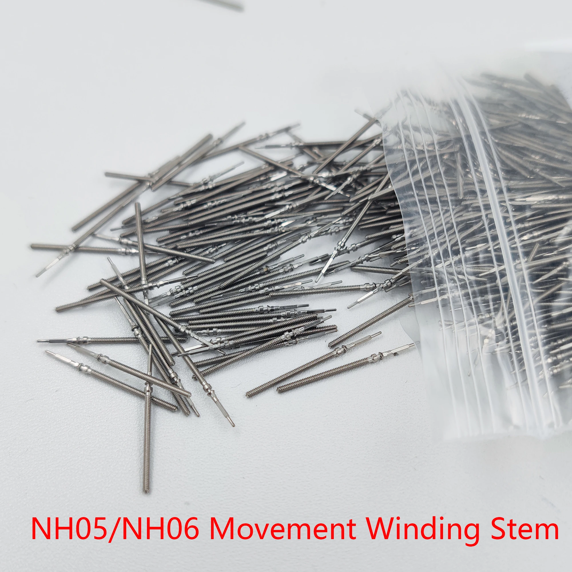 NH05 NH06 Movement Genuine Original Replace Parts 5pcs Movement Winding Stem Watch Crown Steel Stem Fit NH05B NH06B Movement