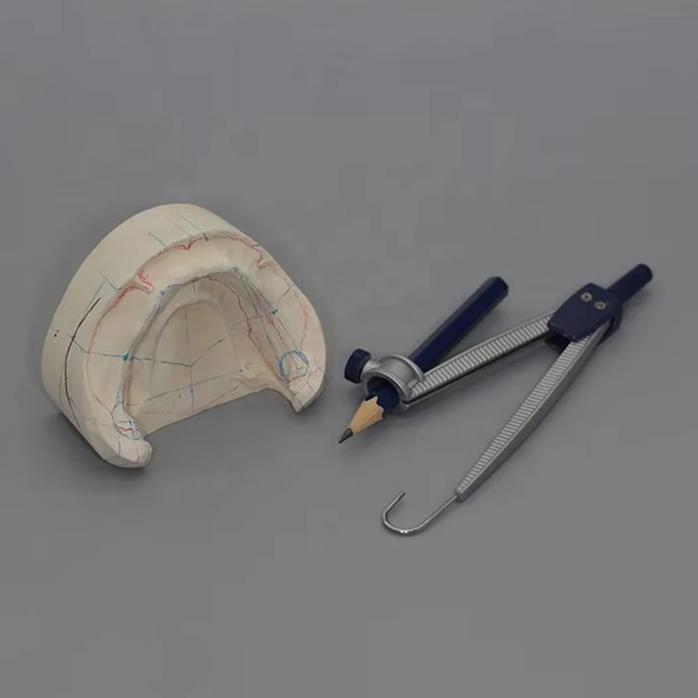 Dental Profile Measuring Compass Denture Model Analysis Profilometro Tool Denture Making Tool