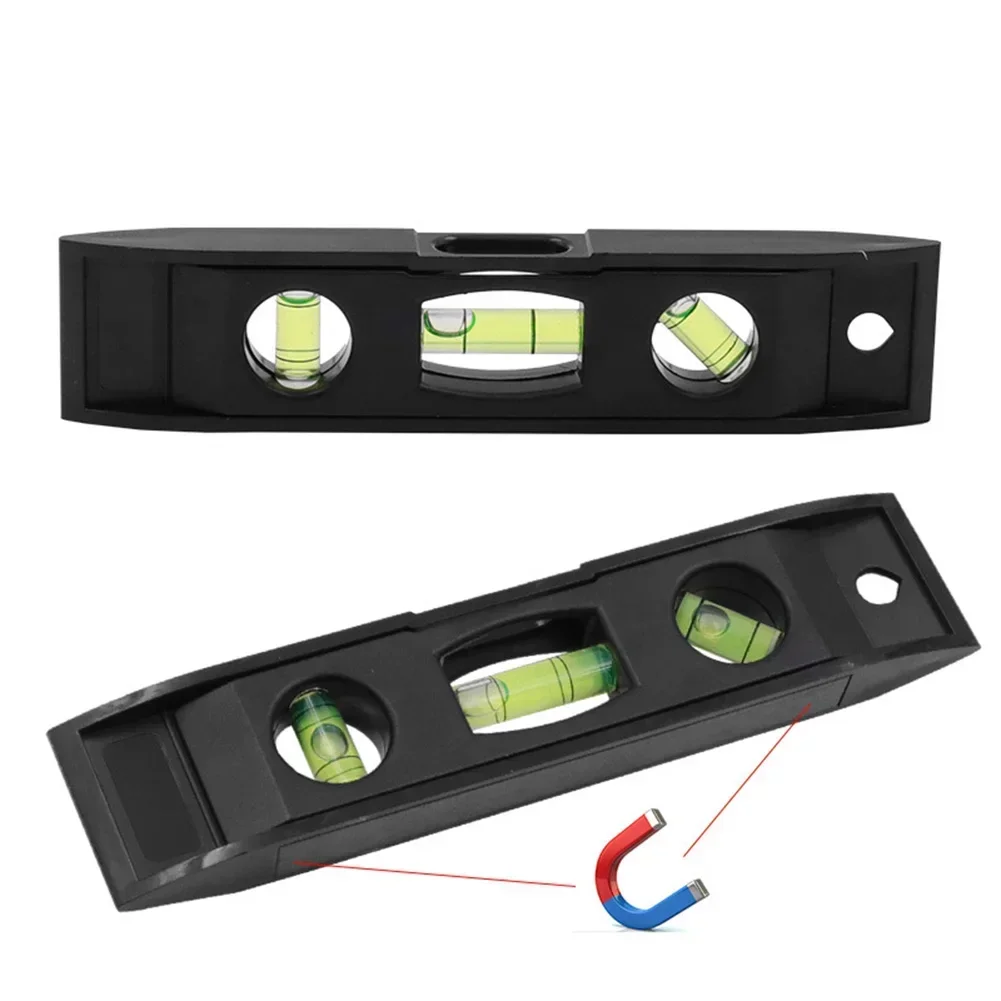 Horizontal Ruler 6-inch Magnetic Torpedo Level Mini Pocket Portable -Spirit Level Tool Measure Tool Machinery Leveller