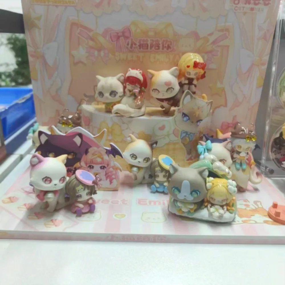 

Moni Berry Cat Nianai Little Cat Companion Series Blind Box Cute Cat Figurine Birthday Gift For Girls Trendy Collectible Toy