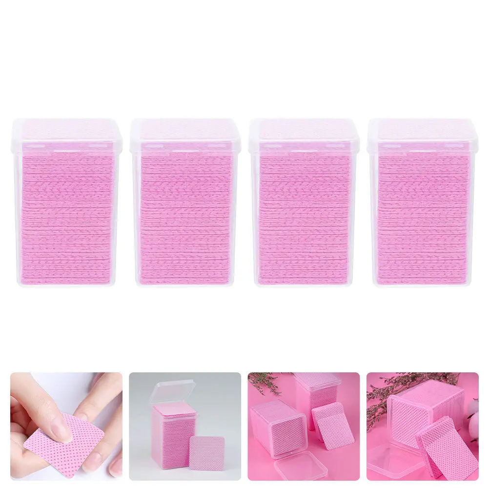 

800 шт. Премиальные хлопковые салфетки для удаления клея для наращивания ресниц, профессиональные салонные чистящие салфетки для быстрого удаления остатков