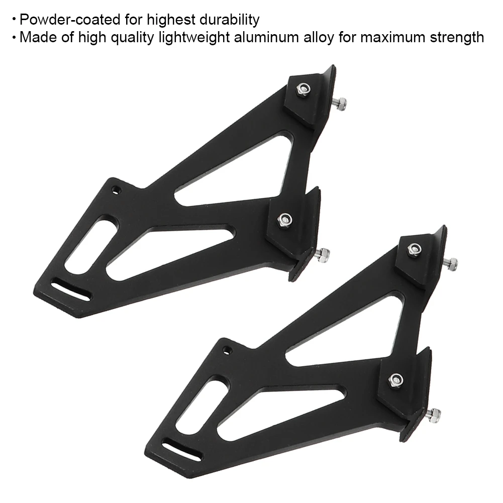 Rear Wing Legs Rear Wing Mount Brackets Universal Car CNC Aluminum Alloy Rear Wing Trunk Racing Tail Spoiler Legs Mount Brackets