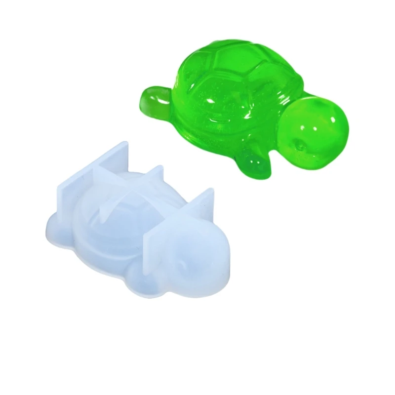 Turtles Crafting Mold Landscape Molds Handmade Moulds Flexible Silicone Tool Silicone Turtles Molds Figurine Molds 37JB