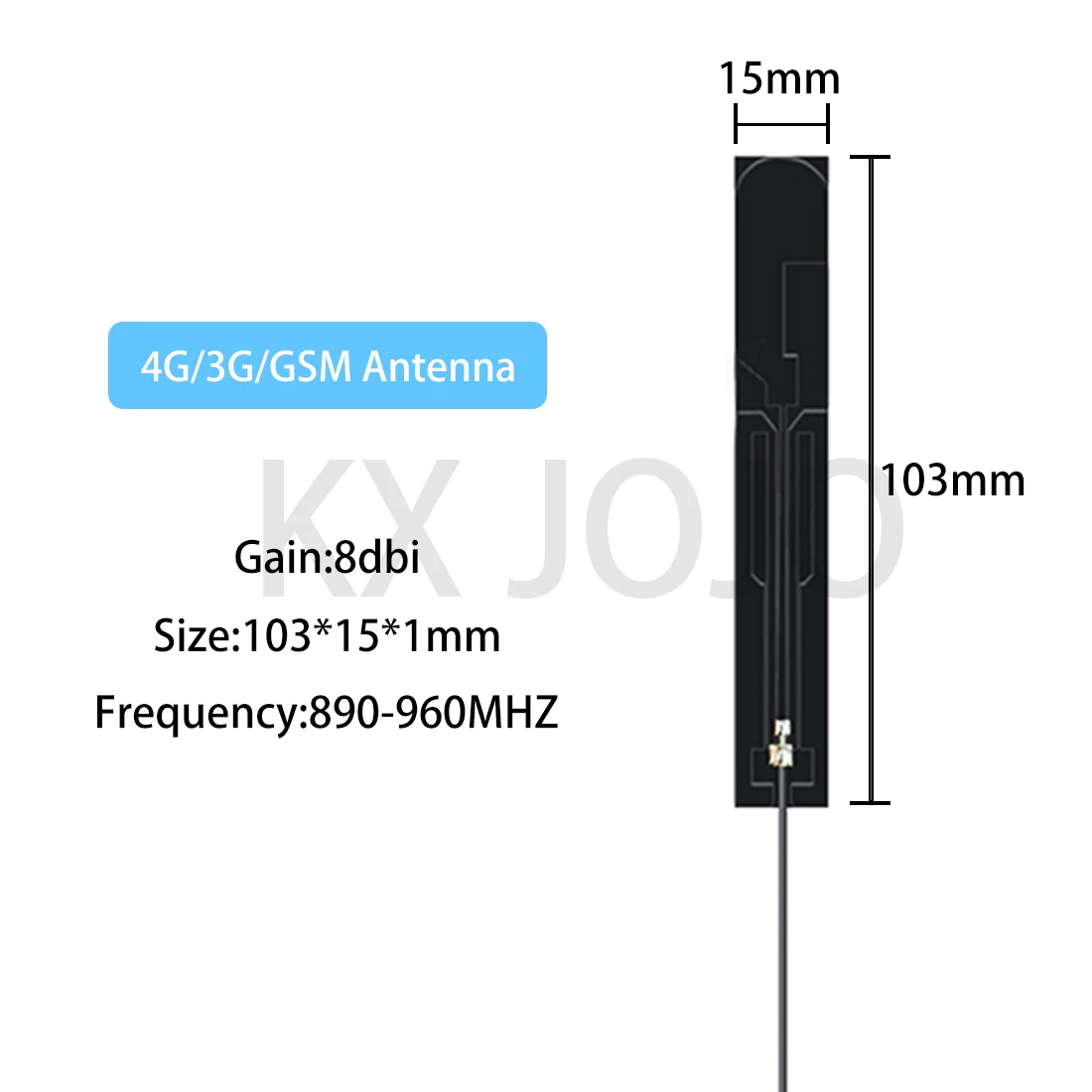 Bluetooth Antenna GSM/4G/LTE/5G Dual-frequency Built-in PCB Omni Directional High-gain Card Router Connector IPEX/Soldering 1pc