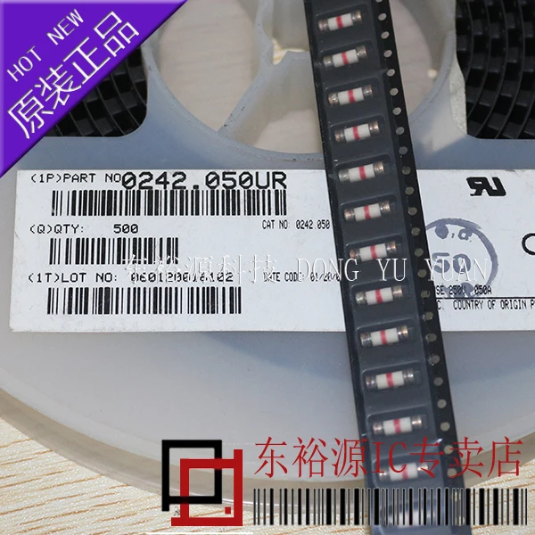 0242.050UR 250V 50MA     10PCS