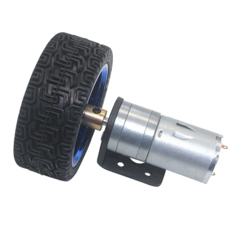 JGA25-370 DC 6V 12V 24V geared motor encoder speed measuring code disc high power large torque balance trolley motor