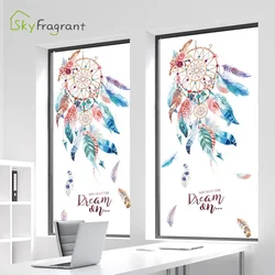Dream Feather Wall Stickers For Living Rooms Bedroom Bedside Creative Wall Decor Home Decoration Self-adhesive Vinyl Sticker