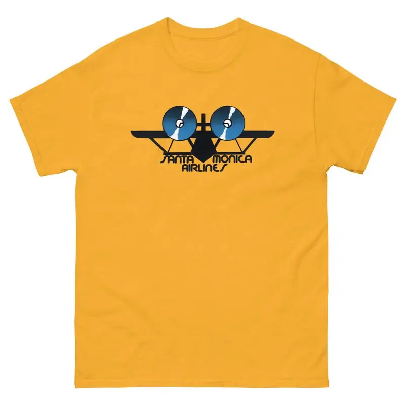 

Santa Monica Airlines Skateboards Retro Aircraft Airplane Skate T Shirt Design